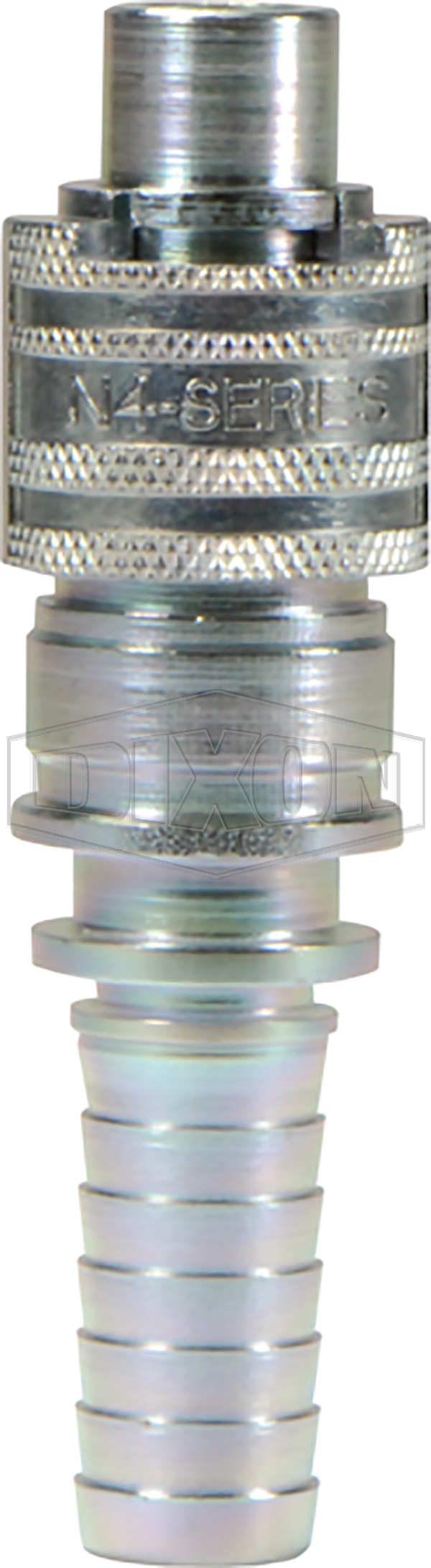 Dix-Lock™ N-Series Interchange Male End x Hose Barb Plug